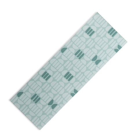 CoastL Studio Bold Minimalism Teal Yoga Mat
