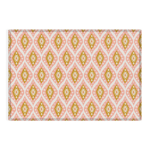 CoastL Studio Caliza Pink Golden Rod Outdoor Rug