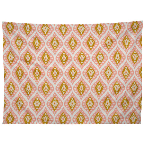 CoastL Studio Caliza Pink Golden Rod Tapestry