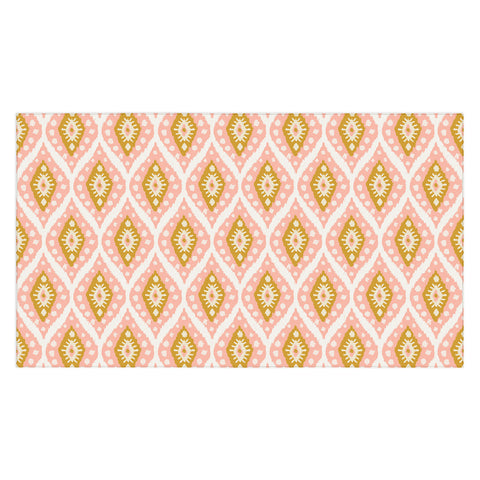 CoastL Studio Caliza Pink Golden Rod Tablecloth