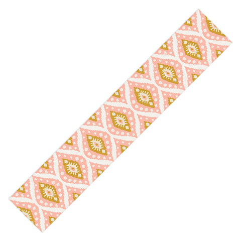 CoastL Studio Caliza Pink Golden Rod Table Runner