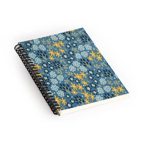 CoastL Studio Chasing Wild Flowers Spiral Notebook