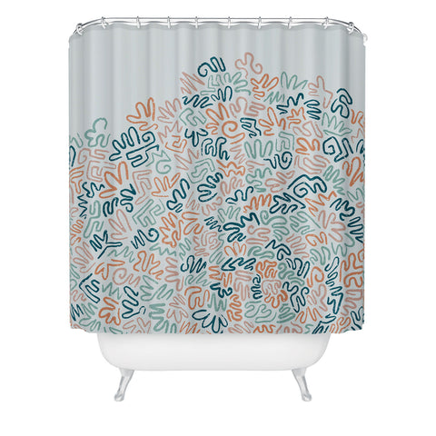 CoastL Studio Coral Reef I Shower Curtain