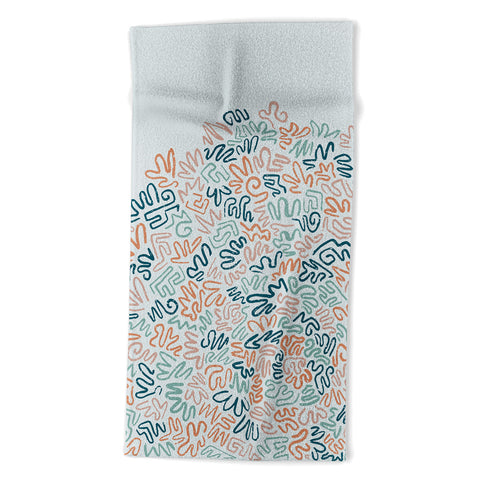 CoastL Studio Coral Reef I Beach Towel