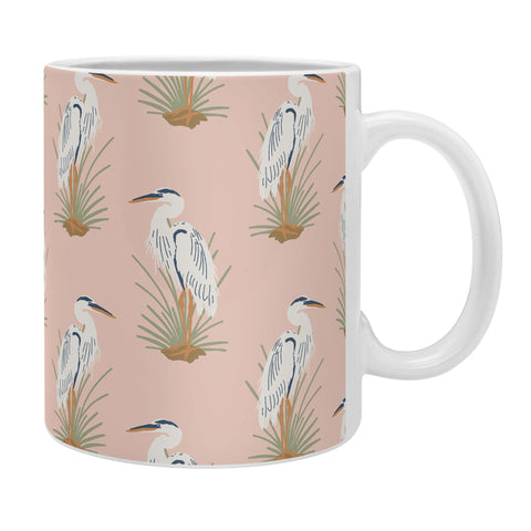CoastL Studio Crane Peach Coffee Mug