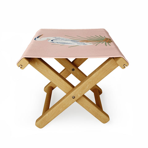CoastL Studio Crane Peach Folding Stool