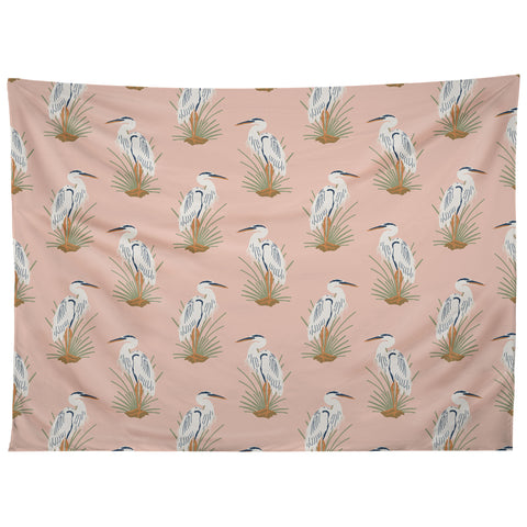 CoastL Studio Crane Peach Tapestry