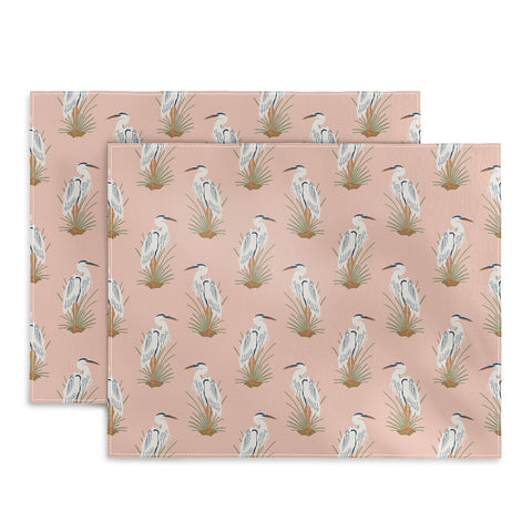 CoastL Studio Crane Peach Placemat