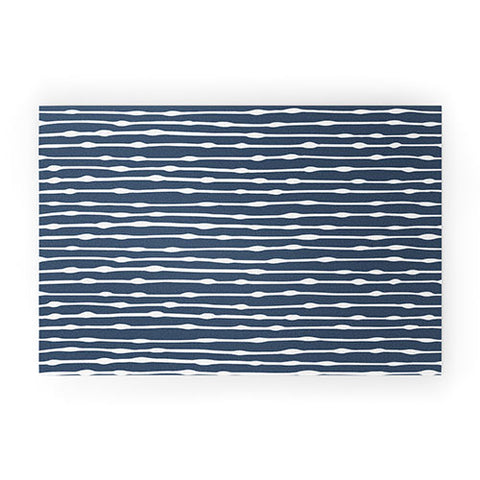 CoastL Studio Khipu Classic Blue Welcome Mat