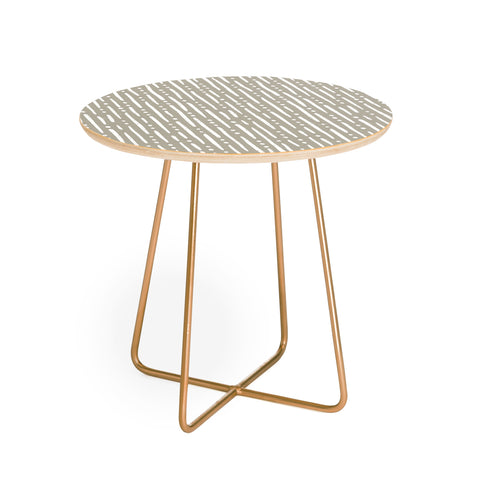 CoastL Studio Line Up in Sand Round Side Table