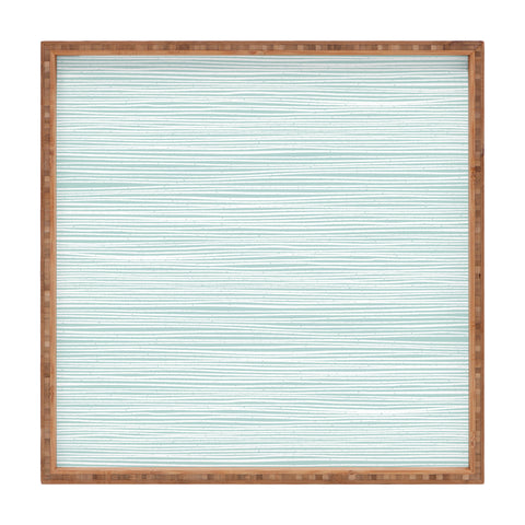 CoastL Studio Ocean Tide Sea Foam Square Tray