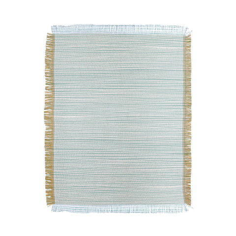 CoastL Studio Ocean Tide Sea Foam Throw Blanket