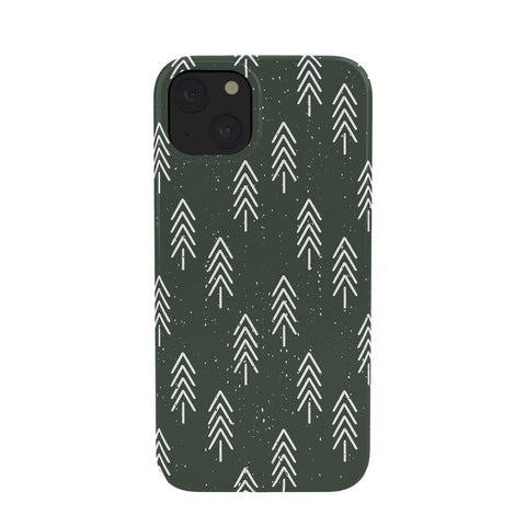 CoastL Studio Pine Trees Olive Phone Case