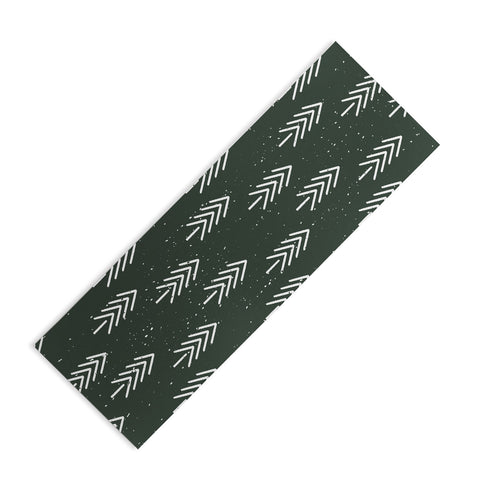 CoastL Studio Pine Trees Olive Yoga Mat