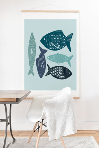 CoastL Studio Reef Fish Art Print And Hanger