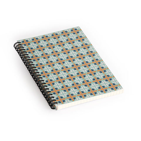 CoastL Studio Retro Tile I Spiral Notebook