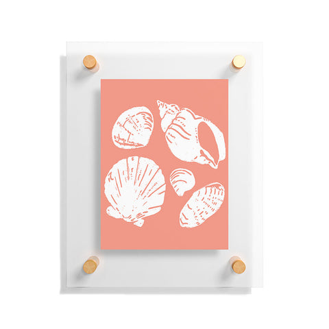 CoastL Studio Shells Coral Floating Acrylic Print