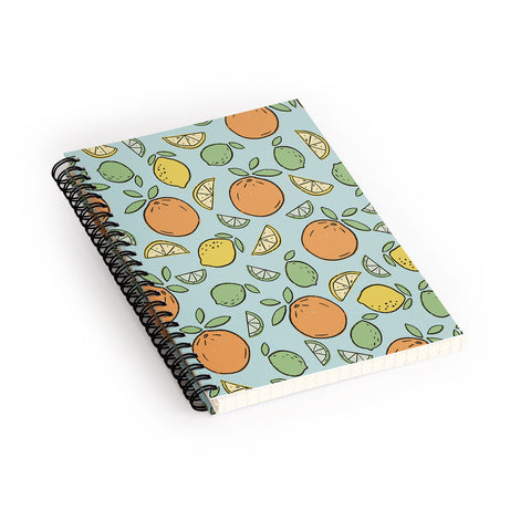 CoastL Studio Summer Citrus Spiral Notebook