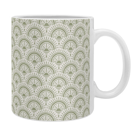 CoastL Studio Surfside Deco Lush Green Coffee Mug