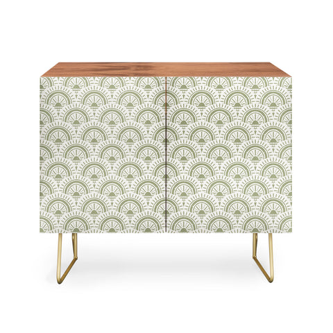 CoastL Studio Surfside Deco Lush Green Credenza