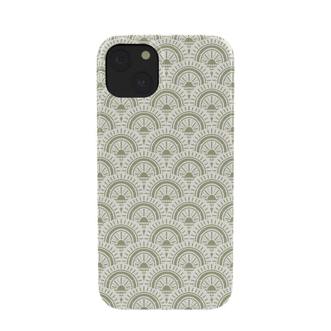 CoastL Studio Surfside Deco Lush Green Phone Case