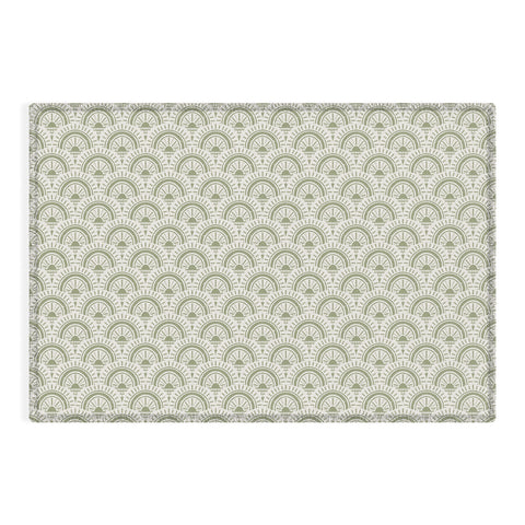 CoastL Studio Surfside Deco Lush Green Outdoor Rug