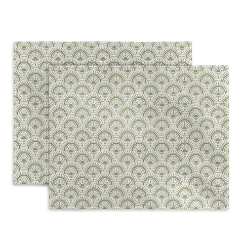 CoastL Studio Surfside Deco Lush Green Placemat