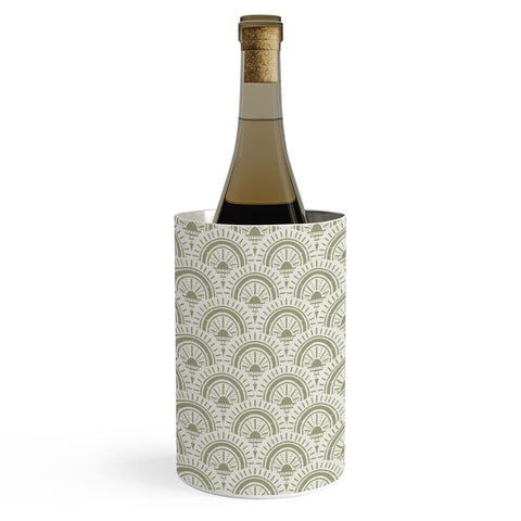 CoastL Studio Surfside Deco Lush Green Wine Chiller