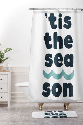 CoastL Studio Tis the Season I Shower Curtain And Mat