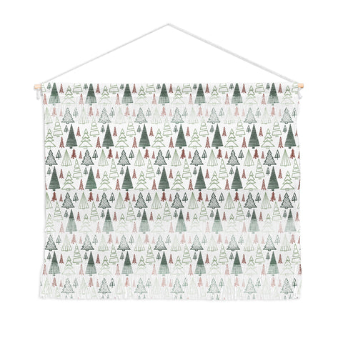 CoastL Studio Tree Farm Classic Christmas Wall Hanging Landscape