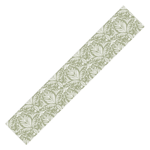 CoastL Studio Tropical Paradise Lush Green Table Runner