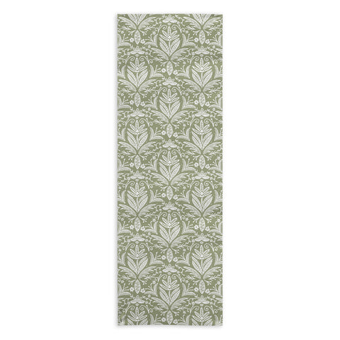 CoastL Studio Tropical Paradise Lush Green Yoga Towel