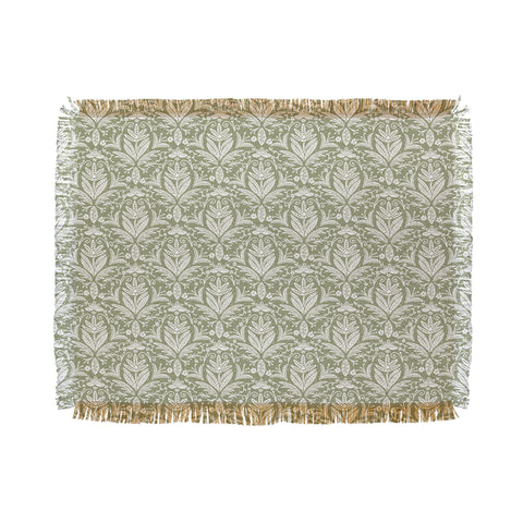 CoastL Studio Tropical Paradise Lush Green Throw Blanket