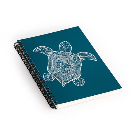 CoastL Studio Tropical Turtle Lagoon Blue Spiral Notebook
