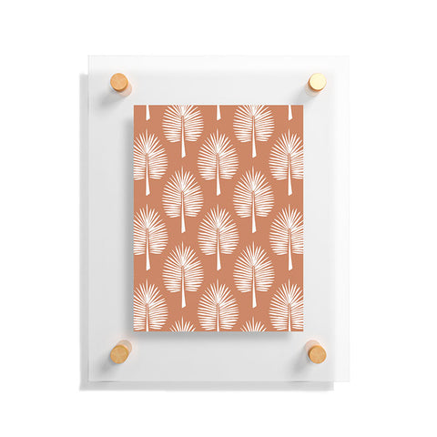CoastL Studio Wide Palm Terra Cotta Floating Acrylic Print