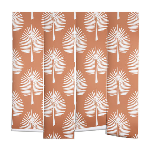 CoastL Studio Wide Palm Terra Cotta Wall Mural