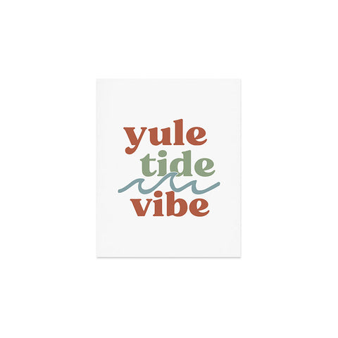CoastL Studio YuleTide Vibe Art Print