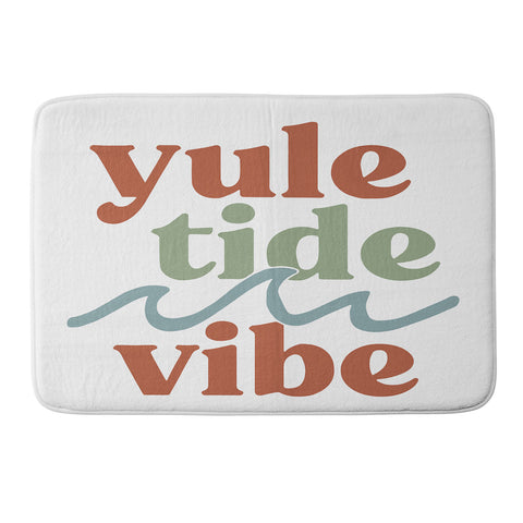 CoastL Studio YuleTide Vibe Memory Foam Bath Mat