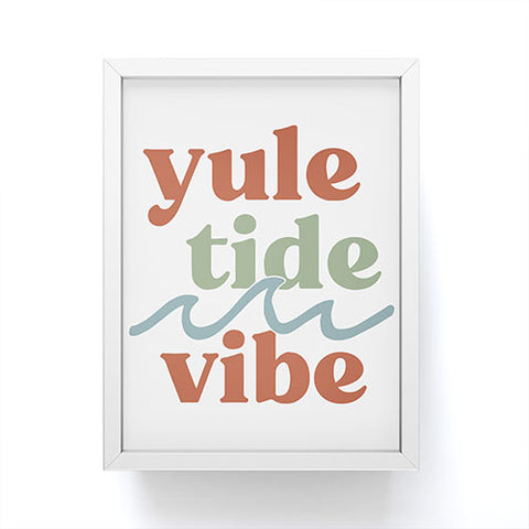 CoastL Studio YuleTide Vibe Framed Mini Art Print