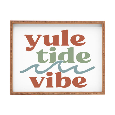 CoastL Studio YuleTide Vibe Rectangular Tray