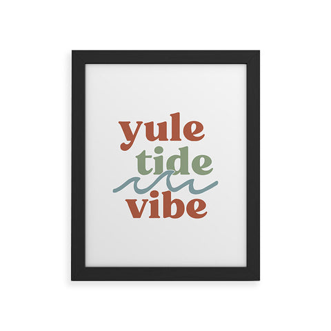 CoastL Studio YuleTide Vibe Framed Art Print