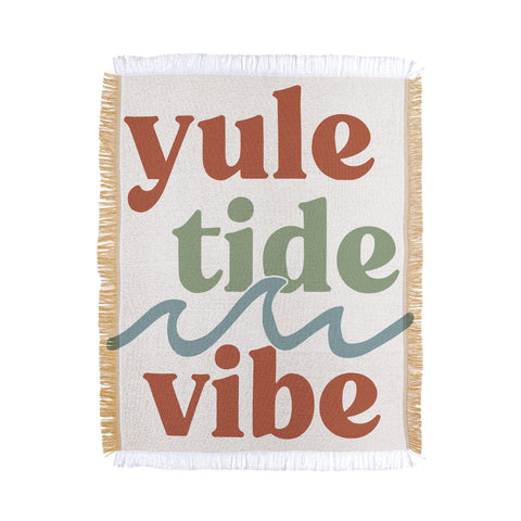 CoastL Studio YuleTide Vibe Throw Blanket