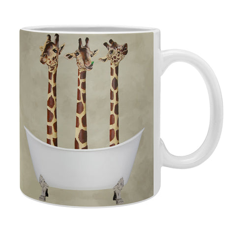 Coco de Paris 3 giraffes in bathtub Coffee Mug