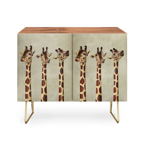 Coco de Paris 3 giraffes in bathtub Credenza