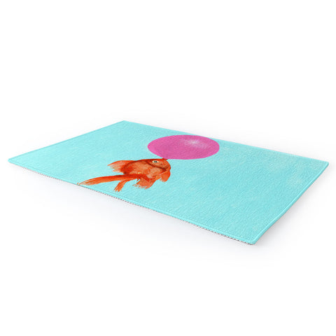 Coco de Paris A bubblegum goldfish Area Rug