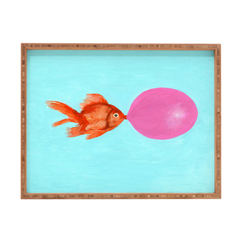 Coco de Paris A bubblegum goldfish Rectangular Tray