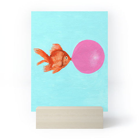 Coco de Paris A bubblegum goldfish Mini Art Print