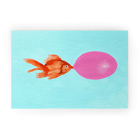 Coco de Paris A bubblegum goldfish Welcome Mat