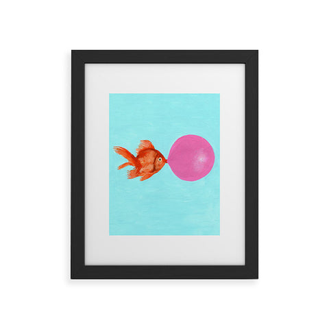 Coco de Paris A bubblegum goldfish Framed Art Print