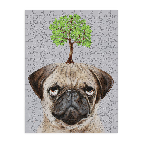 Coco de Paris A pug with a tree Puzzle